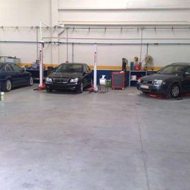 Valauto Motor coches en un taller